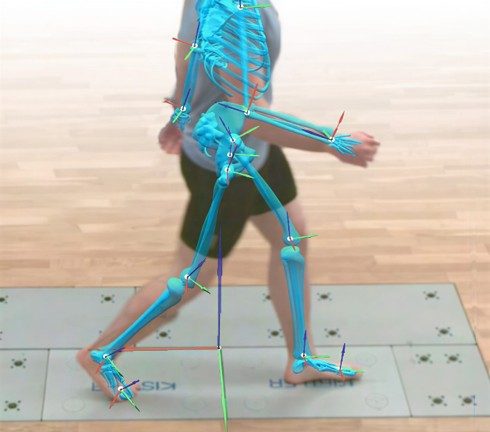 3D eisenos analizė (Qualisys)
